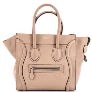 Celine Luggage Bag Grainy Leather Micro #253708C12B